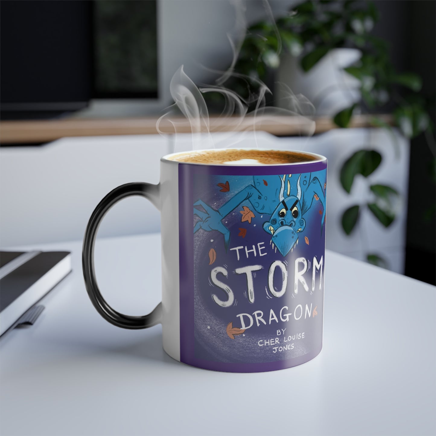 The Storm Dragon Color Morphing Mug, 11oz