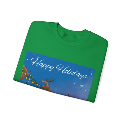 Happy Holidays Santa Claus Whispers Unisex Sweatshirt