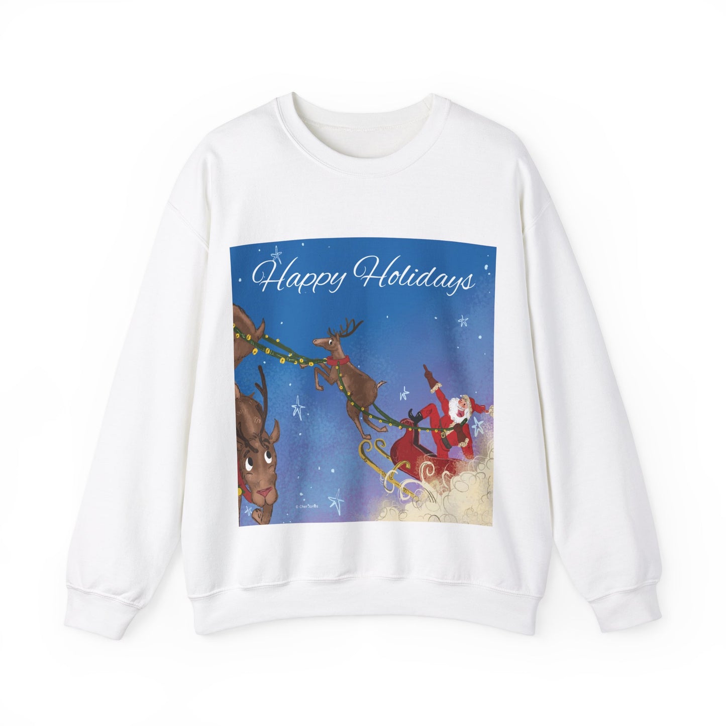 Happy Holidays Santa Claus Whispers Unisex Sweatshirt