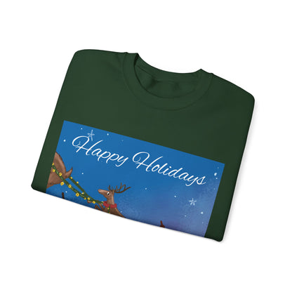 Happy Holidays Santa Claus Whispers Unisex Sweatshirt