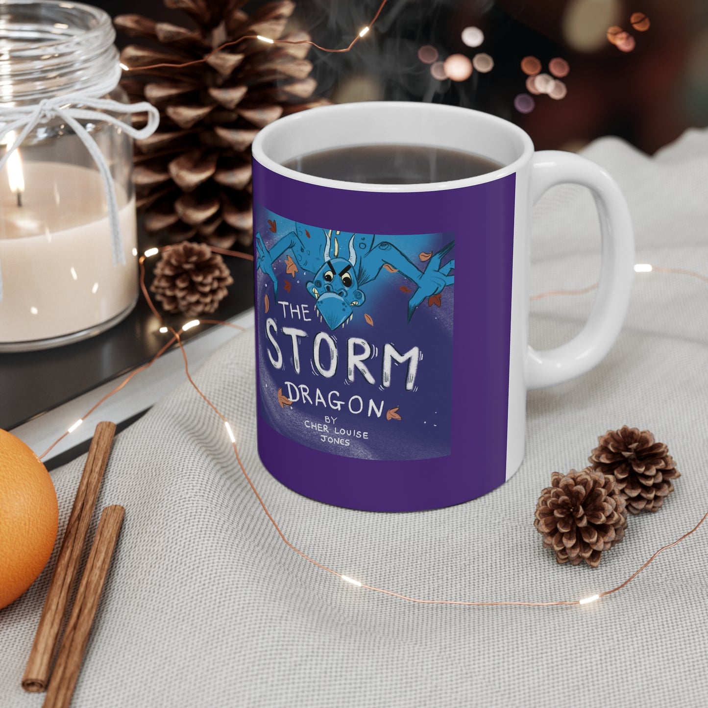 The Storm Dragon Ceramic Coffee Cups, 11oz, 15oz